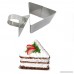 uxcell Stainless Steel DIY Small Mousse Ring Lamy Cheese Cake Mold Food Moulding (Triangle) - B01EHK225E